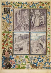 Sint Antonius Geeft zijn Kleding aan de Armen; Antonius Lijdt Verleidingen; Antonius Begraaft Paulus in de Woestijn; De Dood en Begrafenis van Sint Antonius